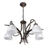 Люстра подвесная большая 5 плафонов дизайнерская S3151-5
